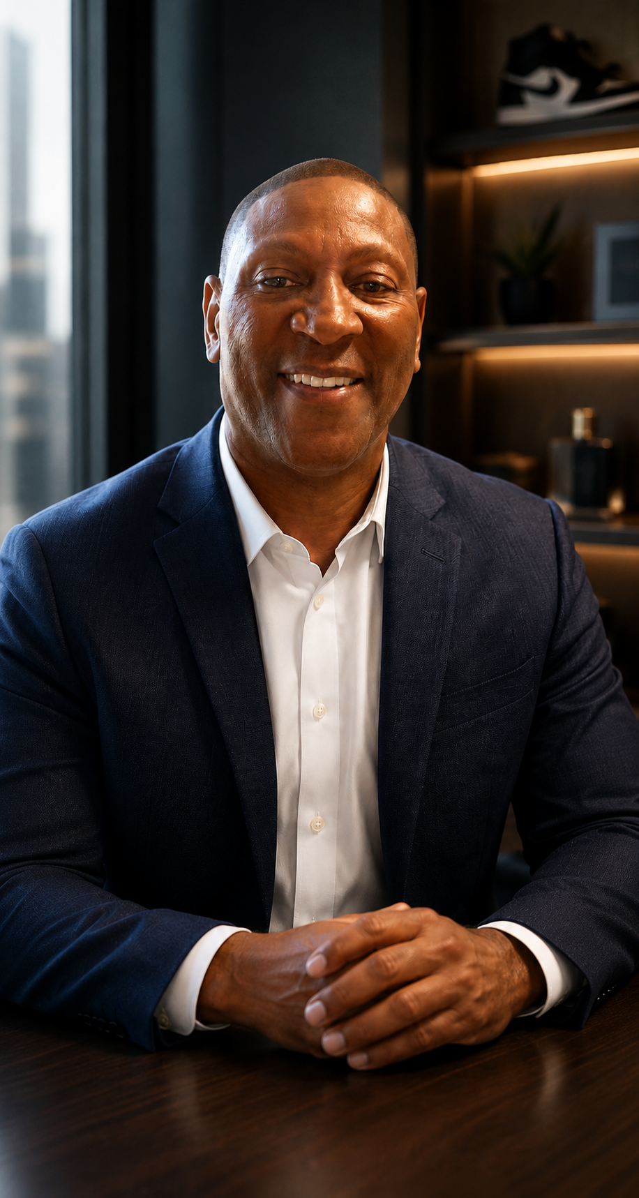 Portrait of William Coit, founder of the private sneaker care concierge